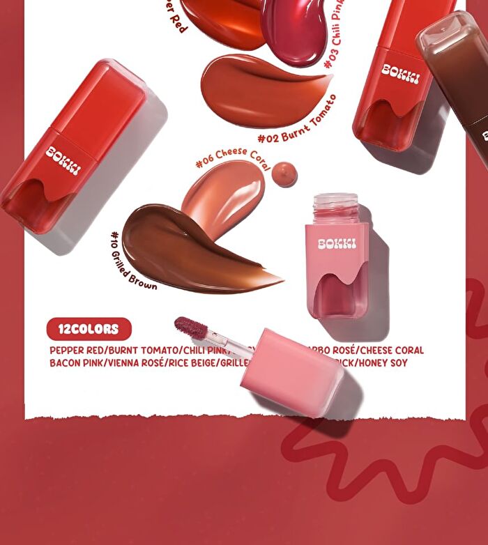 Black Rouge Glow Bokki Tint - 12 Colors - GB05 Carbo Rosé