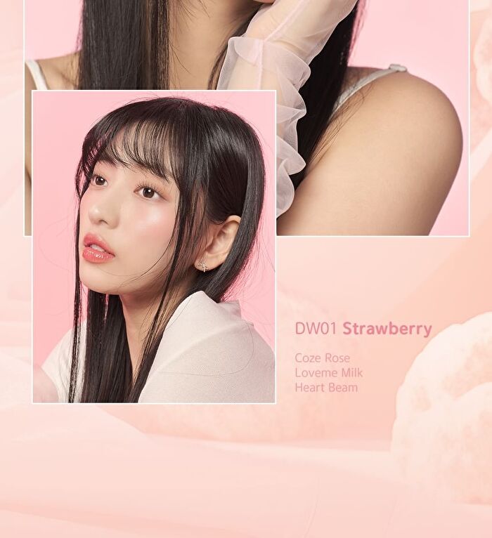 Black Rouge Dewy Whip Cheek And Beam - 3 Colors - DW03 Tangerine