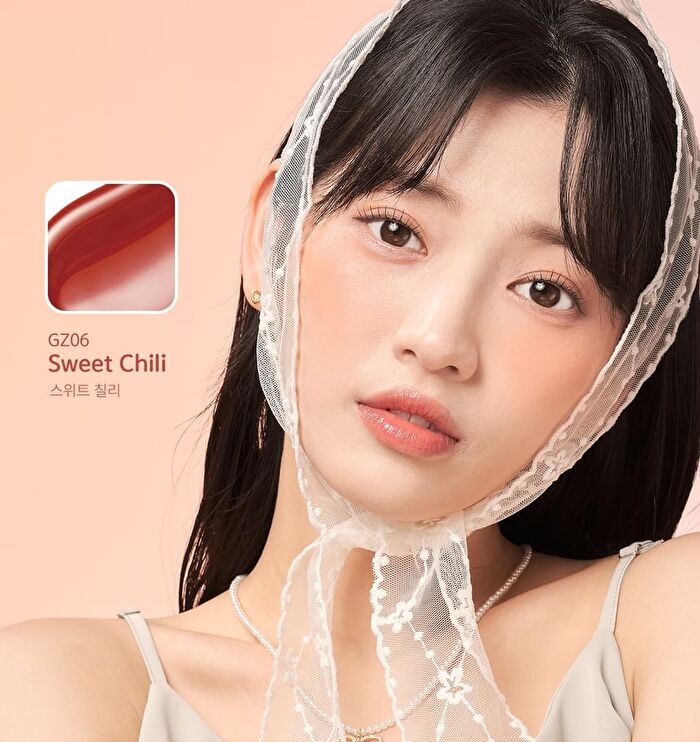 Black Rouge Chewy Lip Glaze - 7 Colors - GZ06 Sweet Chili