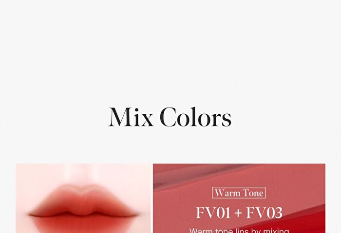 Black Rouge Icy To Fog Velvet - 7 Colors - FV05 Peonish