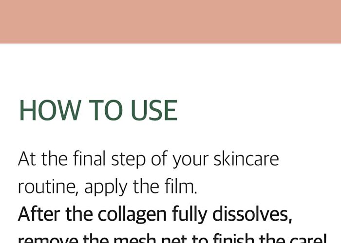 mixsoon Melting Collagen Eye Film - 5 pairs