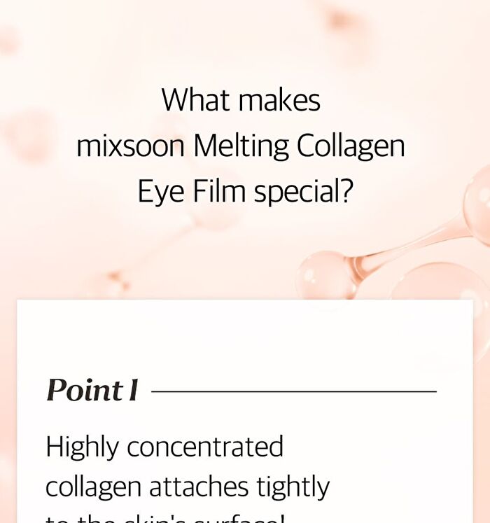 mixsoon Melting Collagen Eye Film - 5 pairs