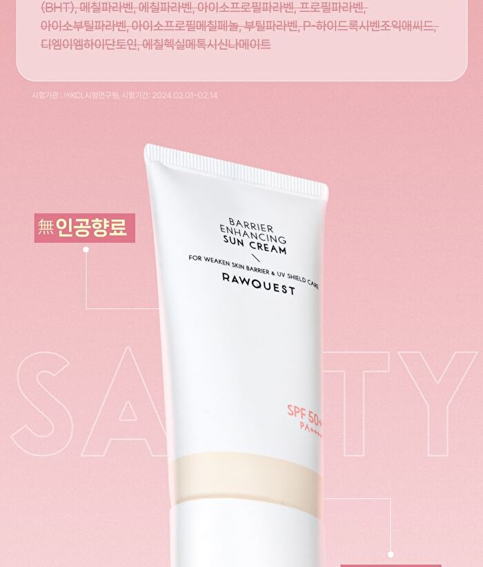 Rawquest Barrier Enhancing Sun Cream - 50ml