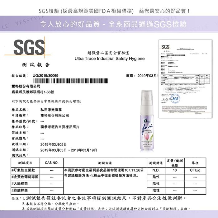 Fresh Feminine Spray - 20ml