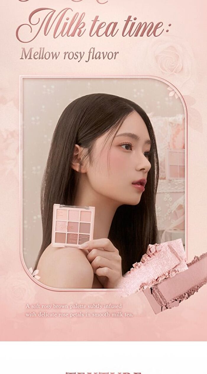 dasique Shadow Palette Rose Milk Tea Collection - #27 Rose Milk Tea