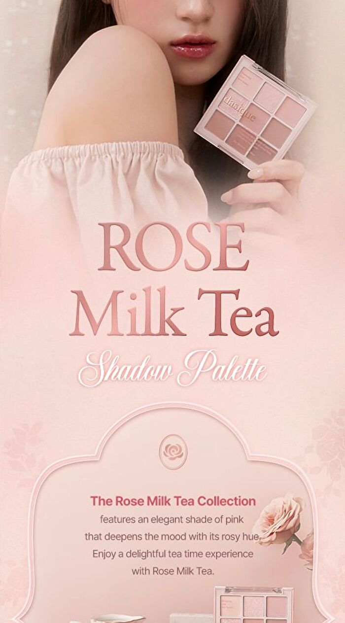 dasique Shadow Palette Rose Milk Tea Collection - #27 Rose Milk Tea