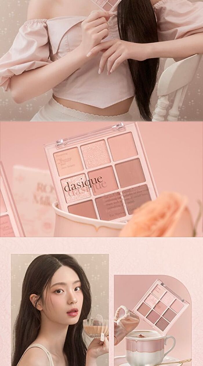 dasique Shadow Palette Rose Milk Tea Collection - #27 Rose Milk Tea