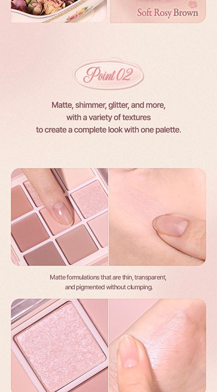 dasique Shadow Palette Rose Milk Tea Collection - #27 Rose Milk Tea