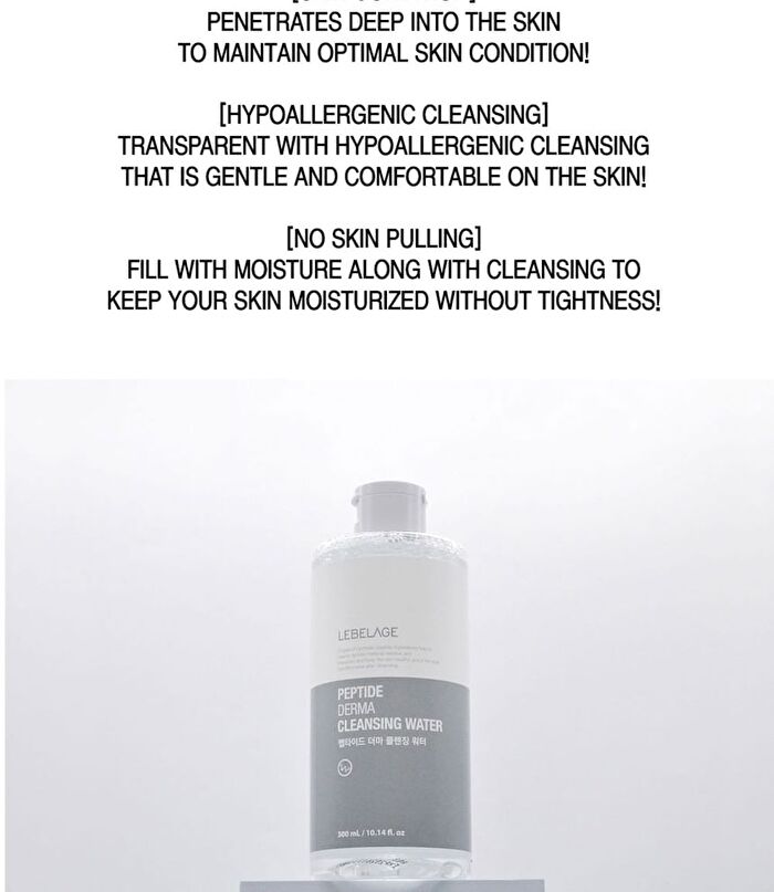  Derma Cleansing Water - Peptide