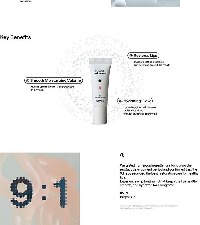 Evercalm B5 Lip Treatment - 5g