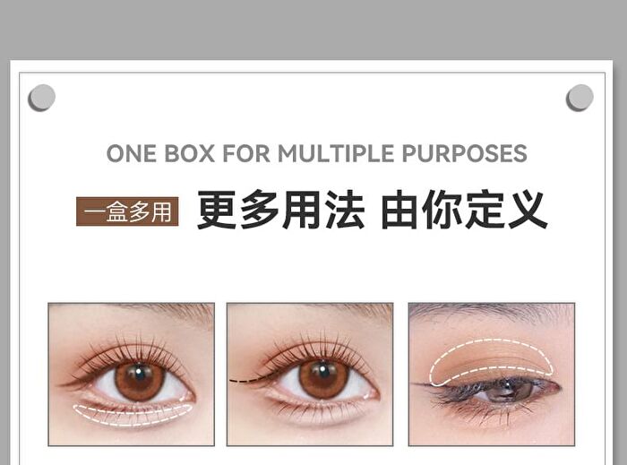 Mist Shaped Tri-Color Eyebrow Powder - 3 Colors - 02# Smoke Gray - 4.8g