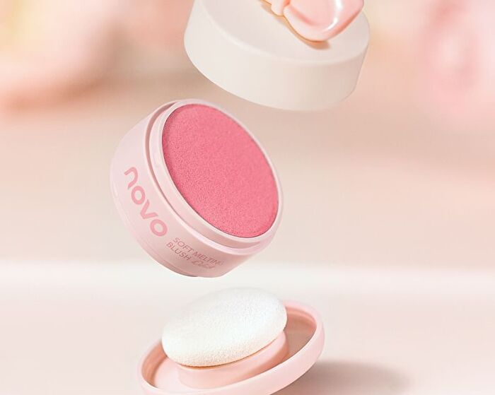 Spring Blossom Blusher - 4 Colors - 01# Cat Claw Pink - 2.3g