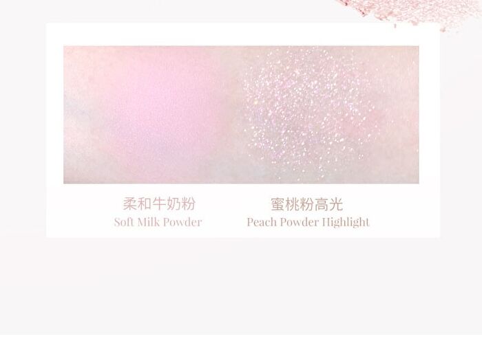 Sweet Encounter Highlighter Blush Palette - 3 Types - 03# Shell Kisses - 5.6g