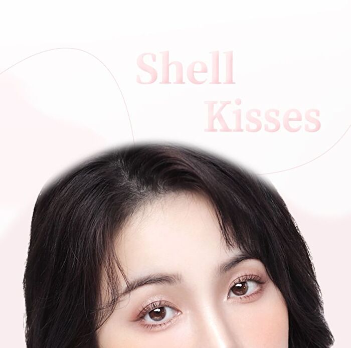 Sweet Encounter Highlighter Blush Palette - 3 Types - 03# Shell Kisses - 5.6g