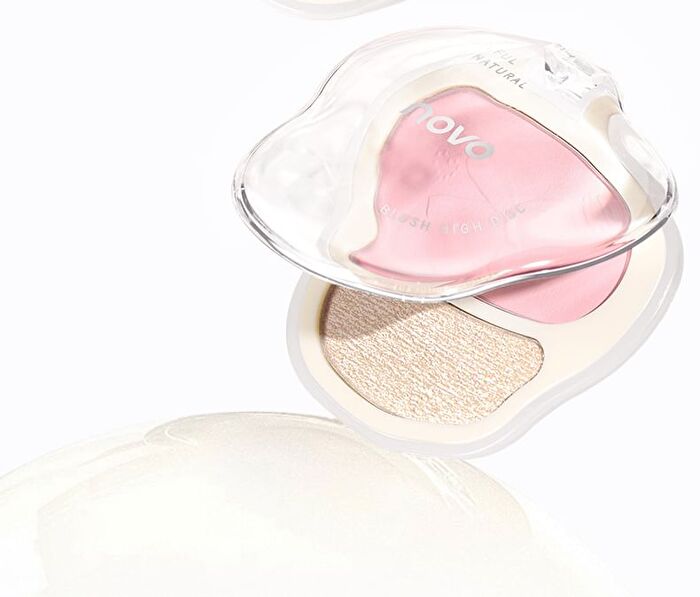 Sweet Encounter Highlighter Blush Palette - 3 Types - 03# Shell Kisses - 5.6g