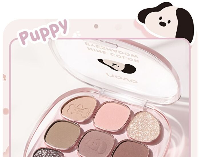 Drunken Eyes 9 Color Eyeshadow Palette - 3 Types - 02# Sweet Rabbit - 9g
