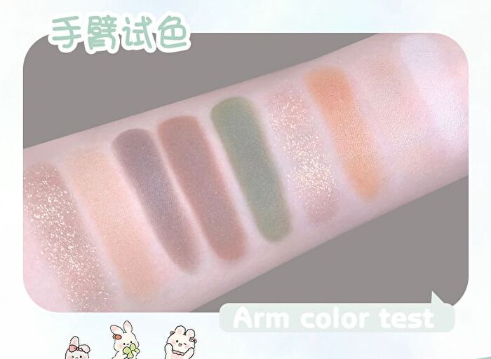Drunken Eyes 9 Color Eyeshadow Palette - 3 Types - 02# Sweet Rabbit - 9g