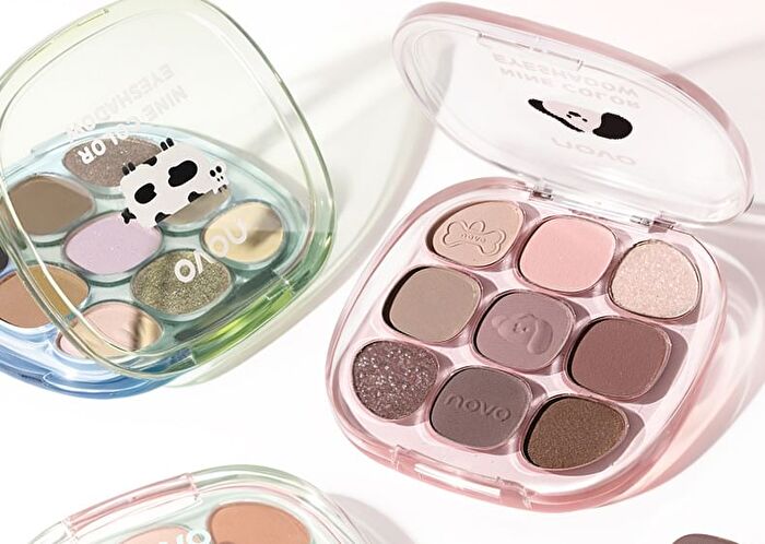 Drunken Eyes 9 Color Eyeshadow Palette - 3 Types - 02# Sweet Rabbit - 9g