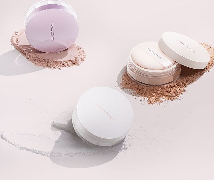 Uodo Matte Long-Lasting Loose Powder  For Dry Skin - 2 Shades - 03 Nude (Shimmer) - 10g