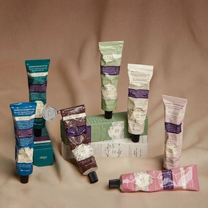 Poetic Series Fougere Plant Essential Oil Hand Cream - 7 Flavors - Thaw of Snow - 75g