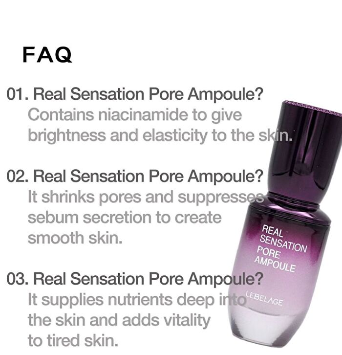 Real Sensation Pore Ampoule - 30ml