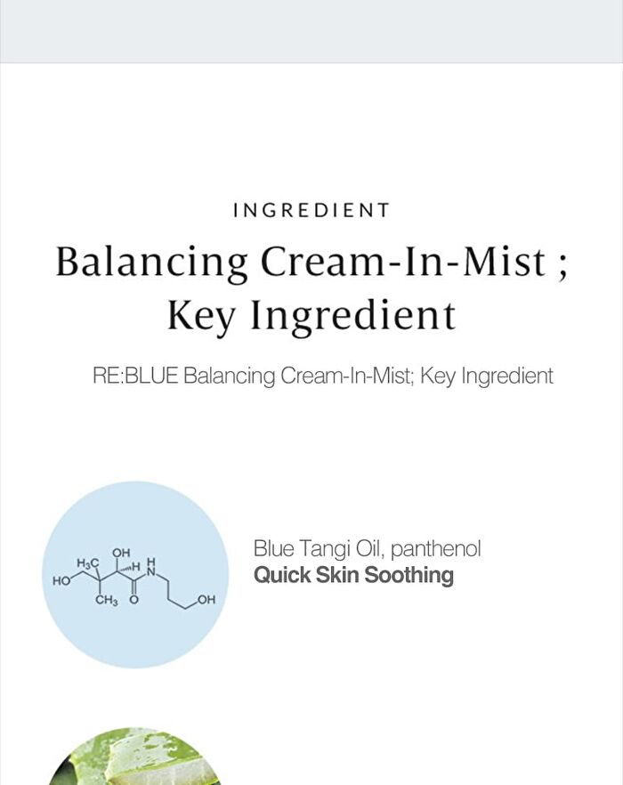 RE:BLUE Balancing Cream-In-Mist Mini - 60ml
