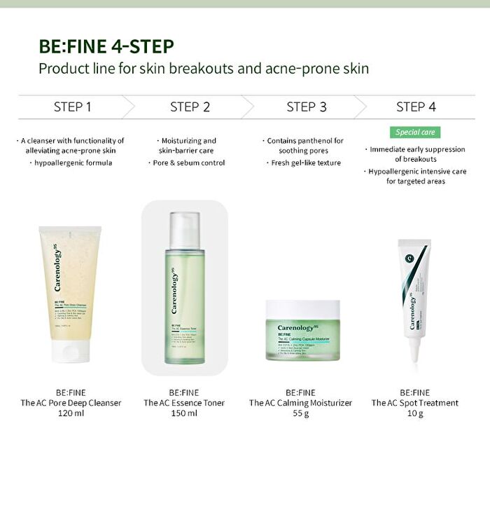 BE:FINE The AC Essence Toner - 150ml