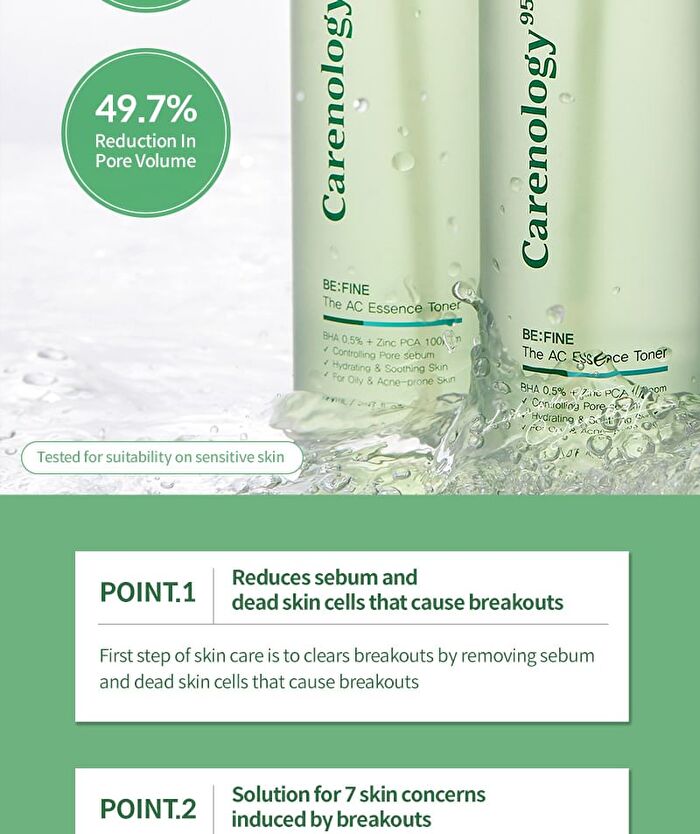 BE:FINE The AC Essence Toner - 150ml