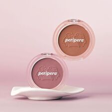 peripera Pure Blushed Sunshine Cheek Tteok Recipe Collection - 2 Colors - #25 Maple Cream