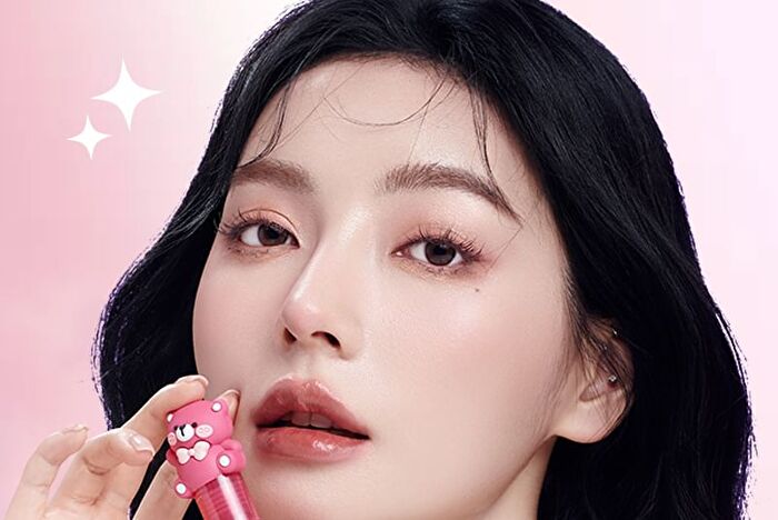 Mansly Strawberry Bear Water Light Mirror Lip Gloss - 4 Colors - 625# Sweet Cocoa - 3.6g