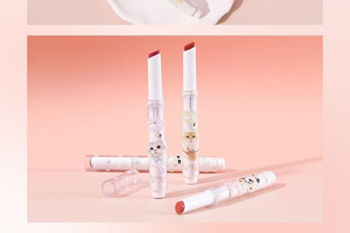 Mansly Cat Jelly Glossy Lipstick - 4 Colors - A04# Pink Honey Dew - 1.8g