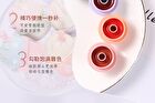 Mansly Ice Cream Keychain Matte Velvet Lip Mud - 4 Colors - J04# Deep Berry Red - 5.5g