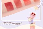 Mansly Ice Cream Keychain Matte Velvet Lip Mud - 4 Colors - J04# Deep Berry Red - 5.5g
