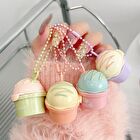 Mansly Ice Cream Keychain Matte Velvet Lip Mud - 4 Colors - J04# Deep Berry Red - 5.5g