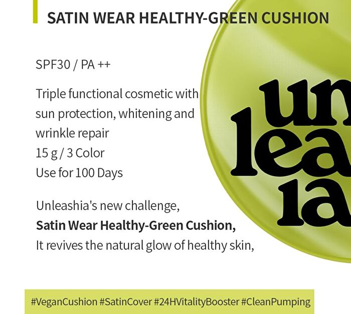 Satin Wear Healthy-Green Cushion Re-Feel Refill Only - 21 Colors - #20N Apricot