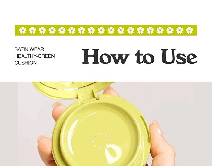 Satin Wear Healthy-Green Cushion Re-Feel Refill Only - 21 Colors - #27W Peach Tan
