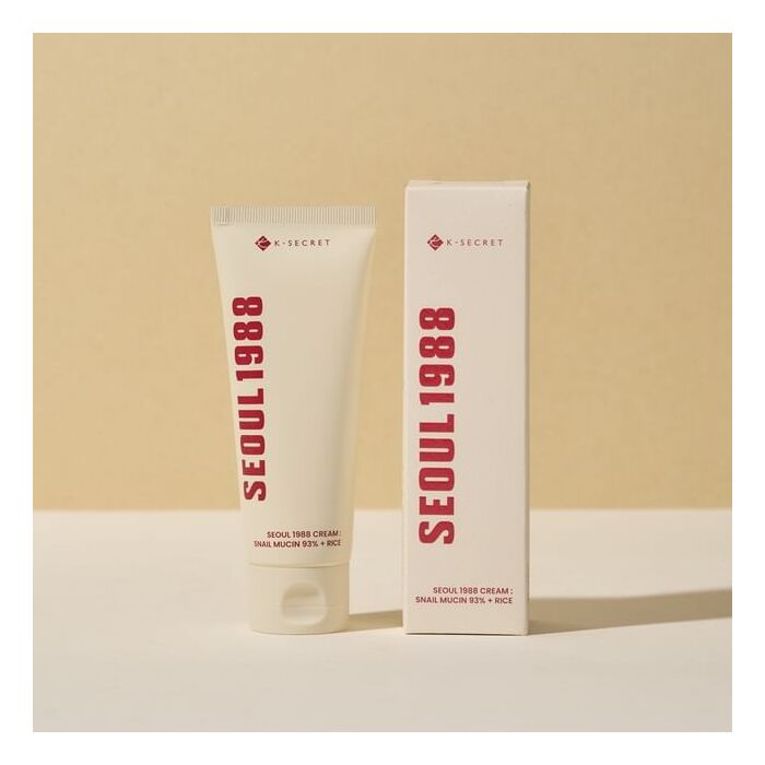 Ksecret SEOUL 1988 Cream : Snail Mucin 93% + Rice - 100ml