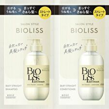 Bioliss Pure Retouch Sliky Straight Shampoo & Conditioner Trial Set - 10ml x 2