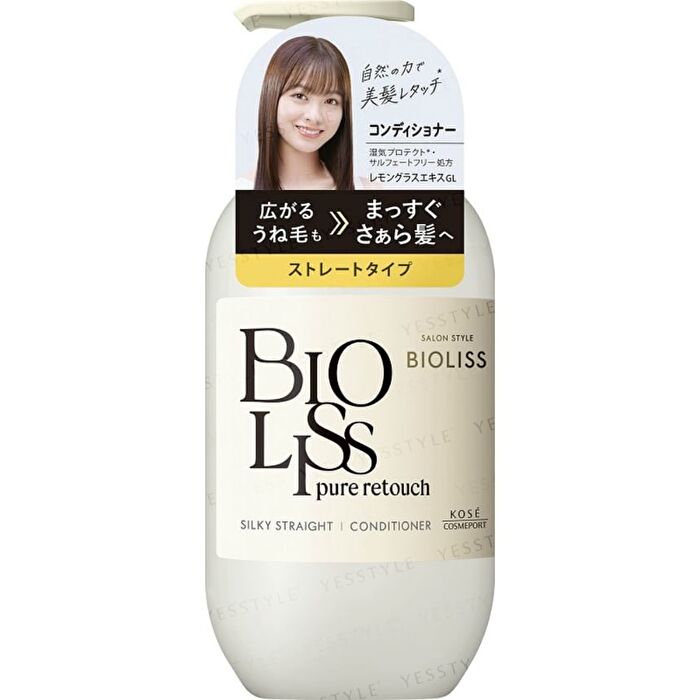 Bioliss Pure Retouch Sliky Straight Conditioner - 340ml Refill