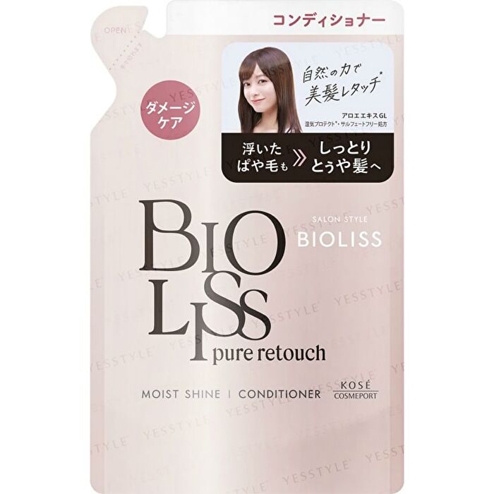 Bioliss Pure Retouch Moist Shine Conditioner - 340ml Refill