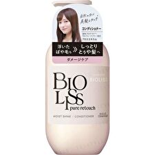 Kose Bioliss Pure Retouch Moist Shine Conditioner - 340ml Refill