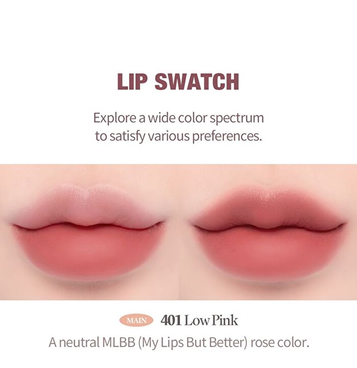 Bulky Matte Lipstick - 10 Colors - #401 Low Pink