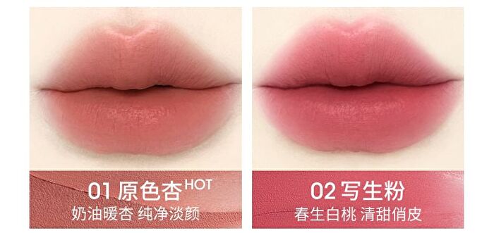 Chioture Silky Matte Lip Mud - 5 Colors - 01# Original Apricot - 10g