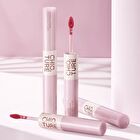 Dual-Ended Double Effect Liquid Lipstick - 5 Colors - S05# Willful Red (2g & 2g)
