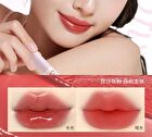 Dual-Ended Double Effect Liquid Lipstick - 5 Colors - S01# Leisurely Peach (2g & 2g)