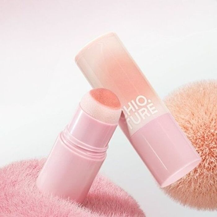 Chioture Just Poke Blush Stick - 7 Colors - 03# Delighted Peach - 3.8g