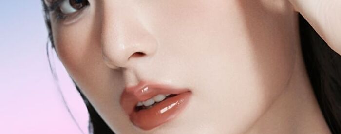 Chioture American Retro Series Dual-Ended Mirror Lip Gloss - 4 Colors - S174# Peach Monroe (2.2g & 2.2g)