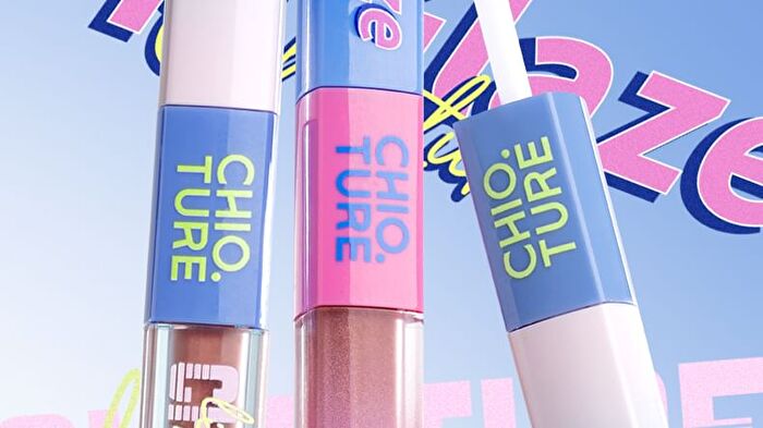 Chioture American Retro Series Dual-Ended Mirror Lip Gloss - 4 Colors - S174# Peach Monroe (2.2g & 2.2g)