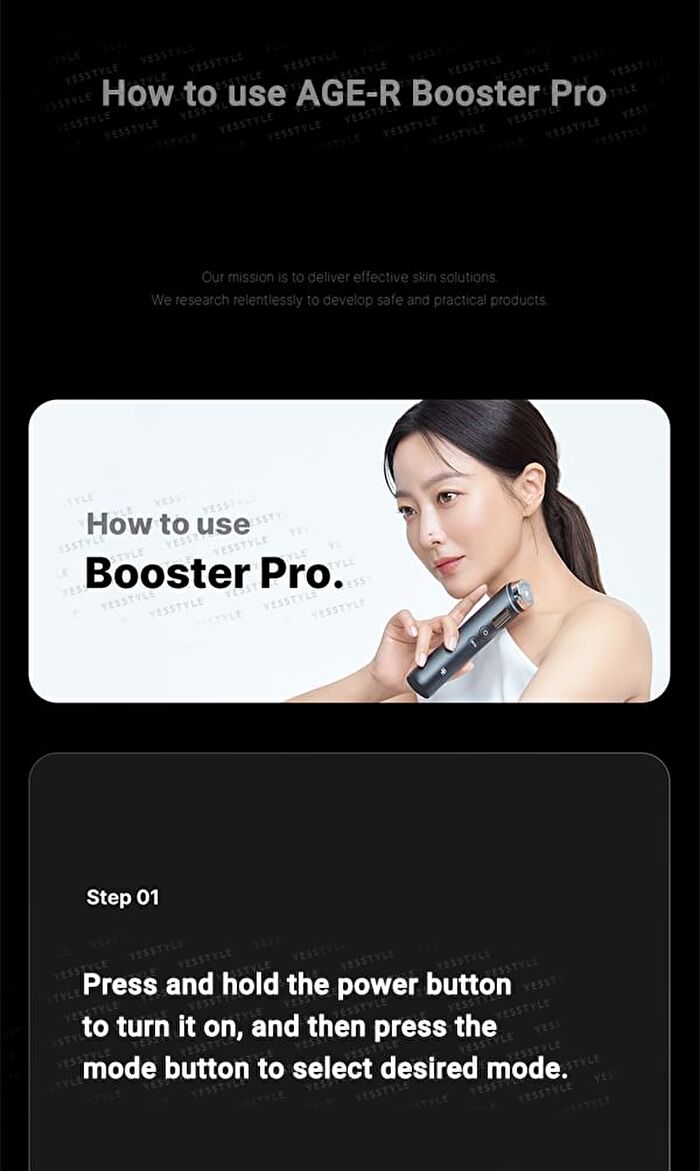AGE-R Booster Pro Pink Edition - 1 Set (English Version)