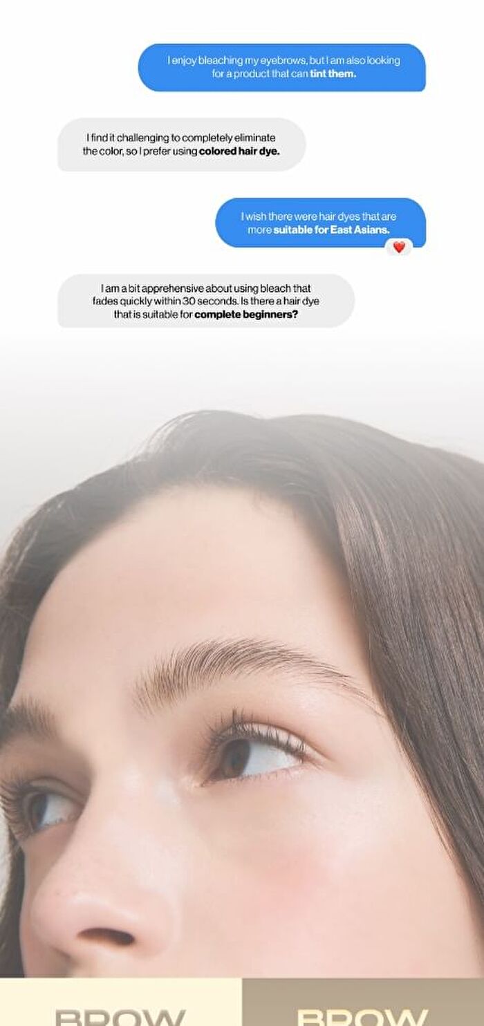 Brow Color Ash Brown Set - 8 pcs